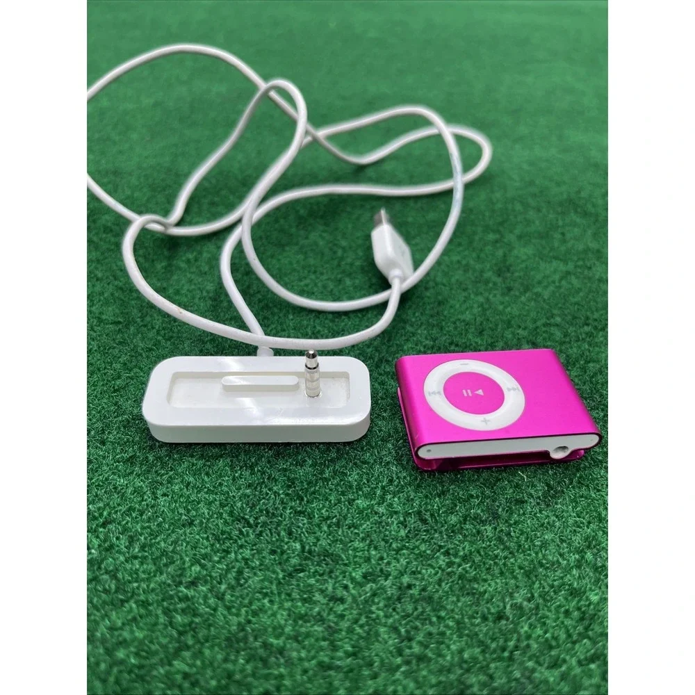 Apple iPod Shuffle 2nd Gen 1GB Pink MP3 Player with Headphone Jack
